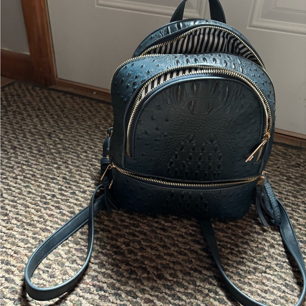 Navy blue Women's Backpack purse